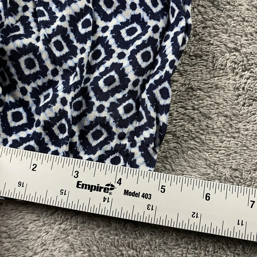 LOFT‎ Jumpsuit Womens Small Navy White Boho Bohemian